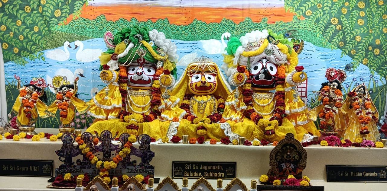 Krishna devotional background